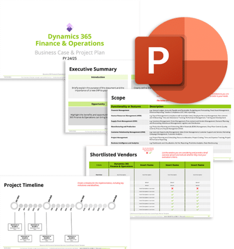 D365 Finance & Operations Implementation Project Plan Template