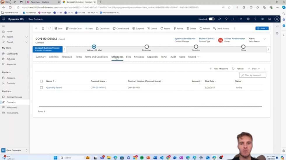 How to set up & manage contract milestones in Dynamics 365