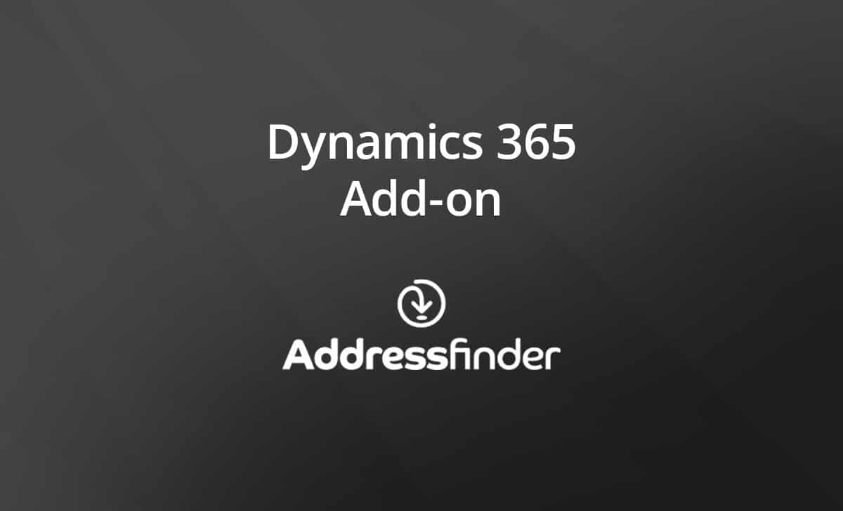 AddressFinder for Dynamics 365 CRM | Address Autocomplete